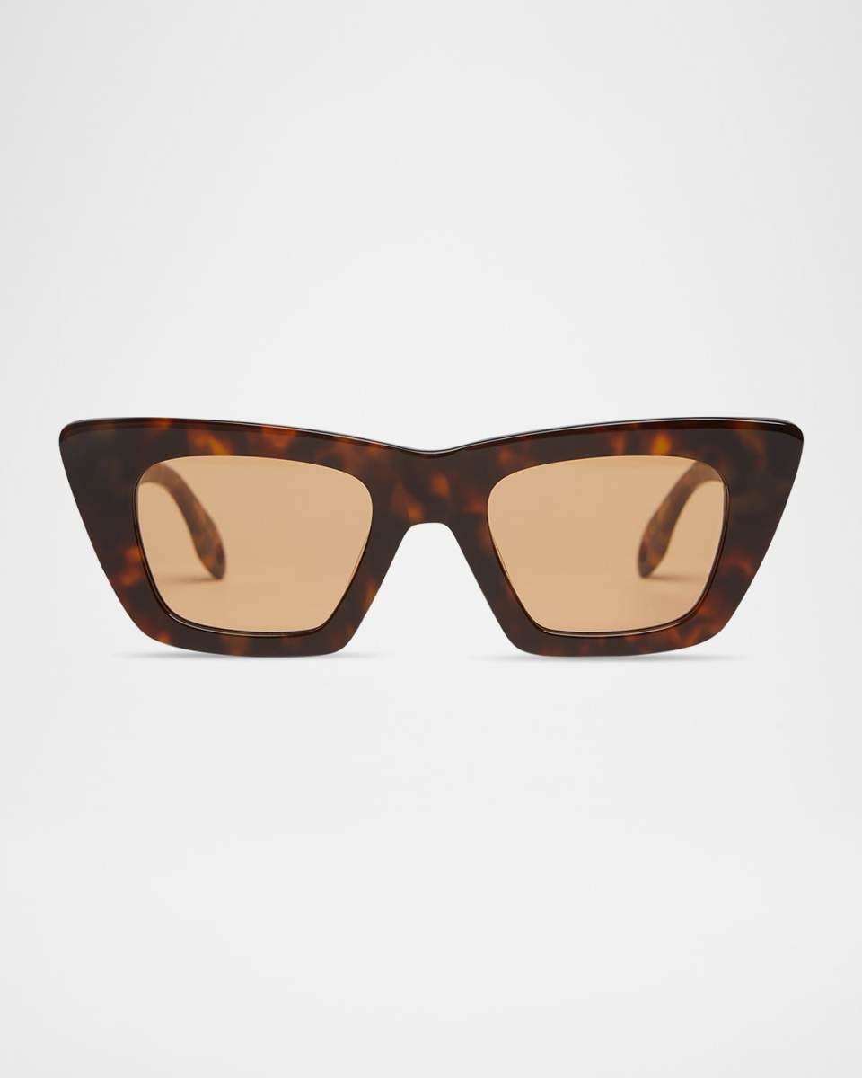 Lori Tortoise-Print Cat-Eye Sunglasses